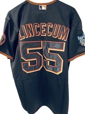 Tim Lincecum SF Giants jersey,NWOT, Mens XL (50), 25” pit-to-pit. Dual patched.