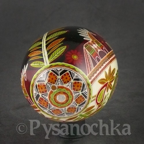 Ganso Pysanka ucraniano real Pysanky Best de Halyna, huevo de Pascua. - Imagen 11 de 17