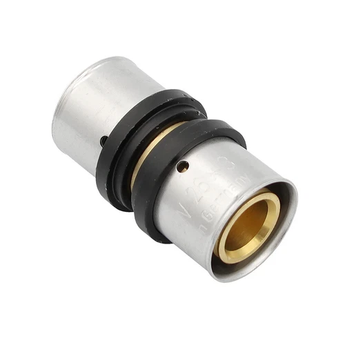 Pipetec Pressfitting Kupplung 26x3 26x3 mm TH Kontur Mehrschicht-Alu-Verbundrohr