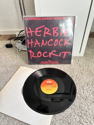 12'' MAXI Herbie Hancock Rockit 1983 CBSA 12-3577 RAR Holland Pressung LP