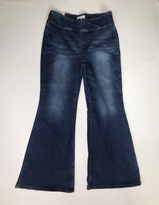 Risen Womens High Waist Pull On Jeans Size 3XL