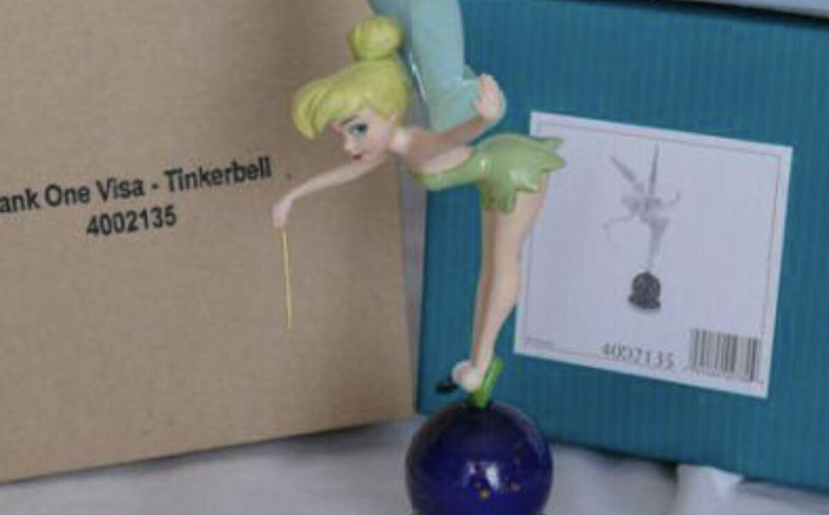 WDCC Tinkerbell Touch of Magic Disney Visa Figurine Classic WDCC Tinkerbell Touch of Magic Disney Visa Figurine Classic