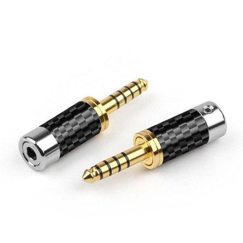 4.4mm 5 Pole Male 5 Poles Stereo Jack Carbon Fiber Audio Jack Balanced Adapter