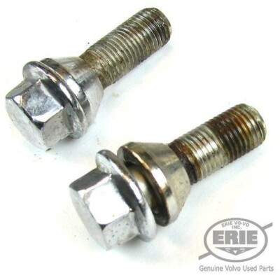 #ad Set of 20 Volvo Chrome Wheel Lugs #9485474 w Washer S60 S80 V70 XC60 XC70 XC90 $45.50