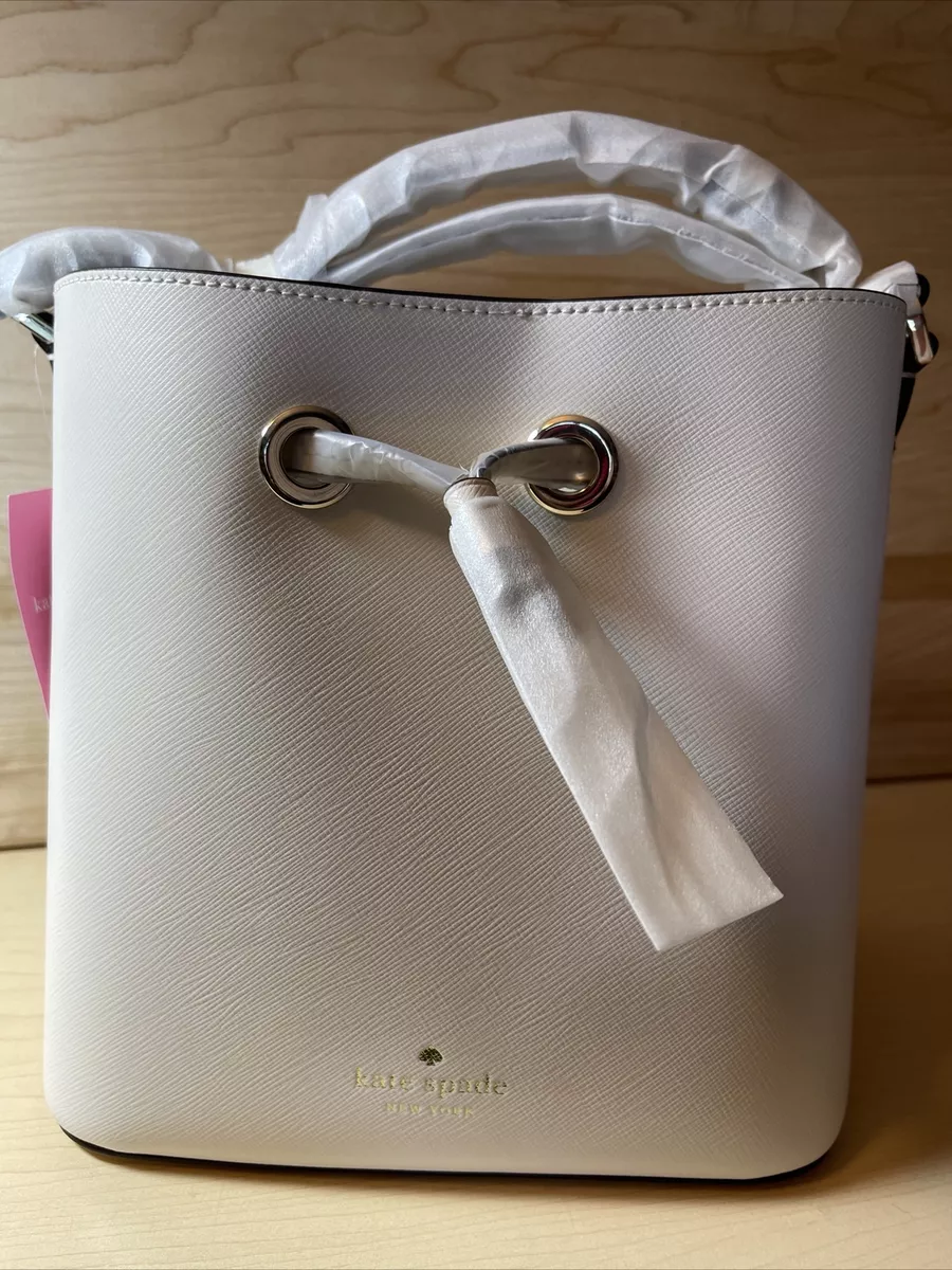 Kate Spade New York Leather Bucket Bag - Neutrals Bucket Bags