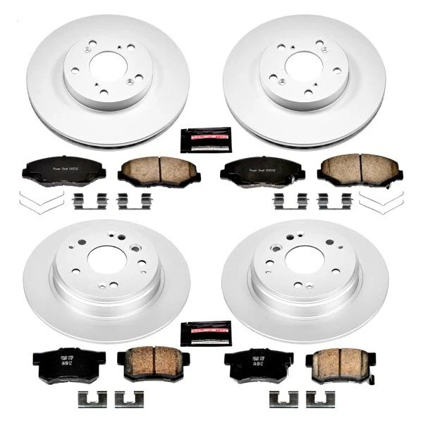 Power Stop CRK5389 Z17 Evolution Geomet Plain Brake Kit for 03-11 Honda Element Foto 2 de 4