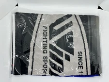 Winning Original Sports Towel Jacquard Weave TW-300 Boxing Made in Imabari Black
