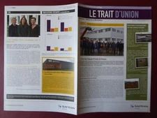 LE TRAIT D'UNION 91 12/14 SNECMA SAFRAN VILLAROCHE MONTEREAU SILVERCREST ALCOHOL