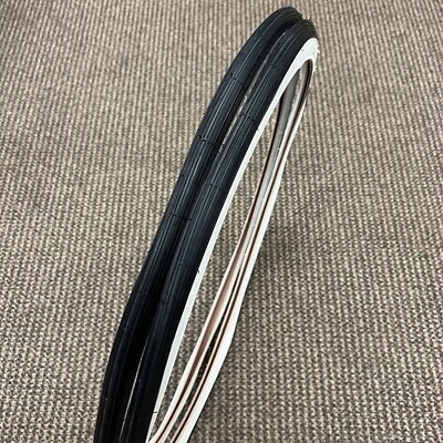 KENDA BICYCLE TIRES FIT SCHWINN TRAVELER 26 X 1-3/8 X 1-1/4 S-6 RARE WHITE WALL