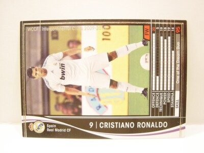 Panini WCCF 2009-10 Cristiano Ronaldo No.9 Real Madrid CF Spain La
