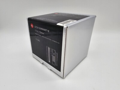 BOX ONLY* Leica Leitz SUMMARIT-M 50mm f2.4 Black Anodized Finish