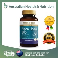 HERBS OF GOLD ALPHA LIPOIC ACID 300 120C  FREE  FAST SAME DAY POST