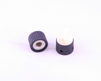LOT OF THREE    70-1-2G-3 RAYTHEON knob plastic Knurled