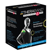 MILS Theraband Kinesiology Tape Roll, 6 Pack - Blue/blue Print