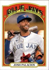 Josh Palacios 2021 Topps Heritage High Rookie Card #589