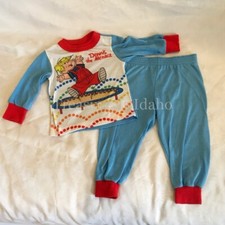 Rare Vintage Dennis the Menace Pajamas Bates-Jama 1986 Hank Ketcham Size 3T