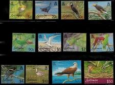 Solomon Islands 2001 - Birds - Set of 12 Stamps - Scott #903-13A - MNH