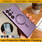 For Samsung S25 Ultra Plus S24 S23 S22 S21 S20+ Magnetic Mag Safe Soft TPU Case