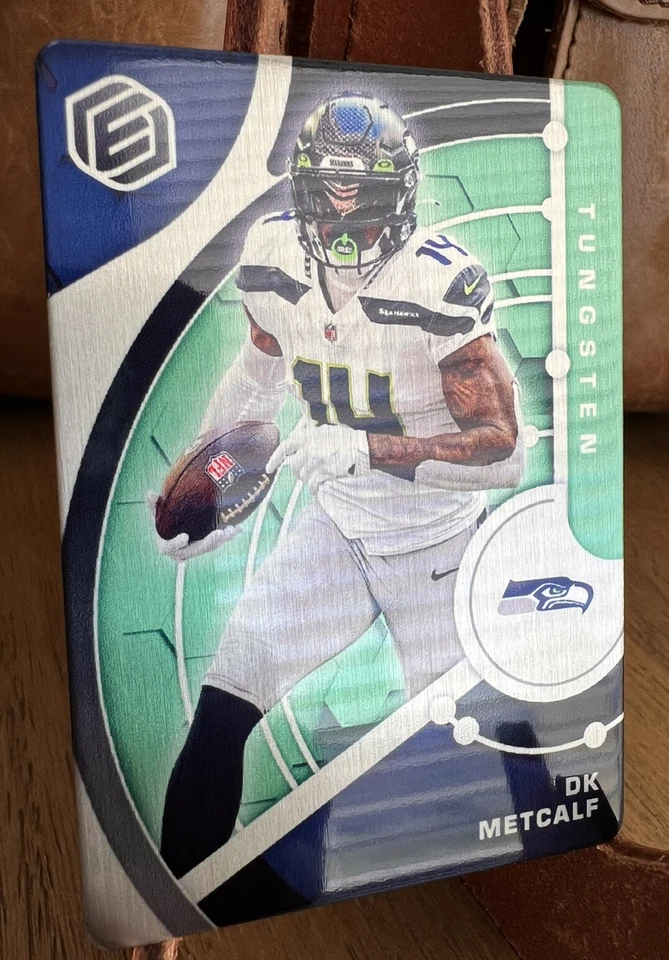 DK Metcalf 2022 Elements /74 Tungsten NFL Steel Plate - Image 3 of 3