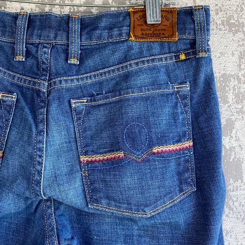 Jeans donna denim marca Lucky 6/28 Sofia gamba dritta regolare lavaggio medio - Foto 6 di 11