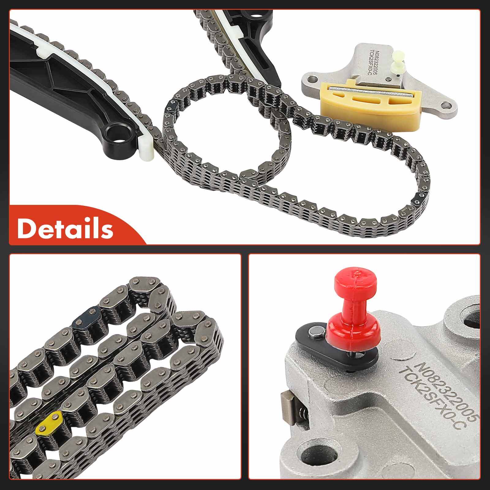 6x Engine Timing Chain Kit for INFINITI QX60 20142017 Nissan Altima