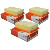 3X Mahle / Knecht Lx 618 Luftfilter Filter Air