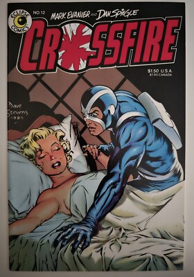 Eclipse Comics Crossfire 12 Dave Stevens Marilyn Monroe 1985 Cover Copper Age