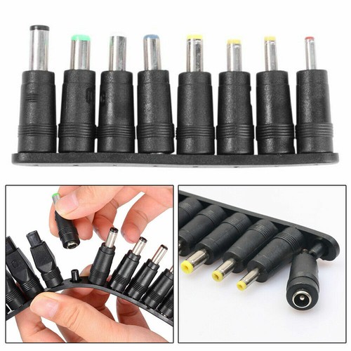 8 Pcs Universal AC DC Power Adapter Plug Charger Tips For Notebook / Laptop - UK - 第 6/13 張圖片