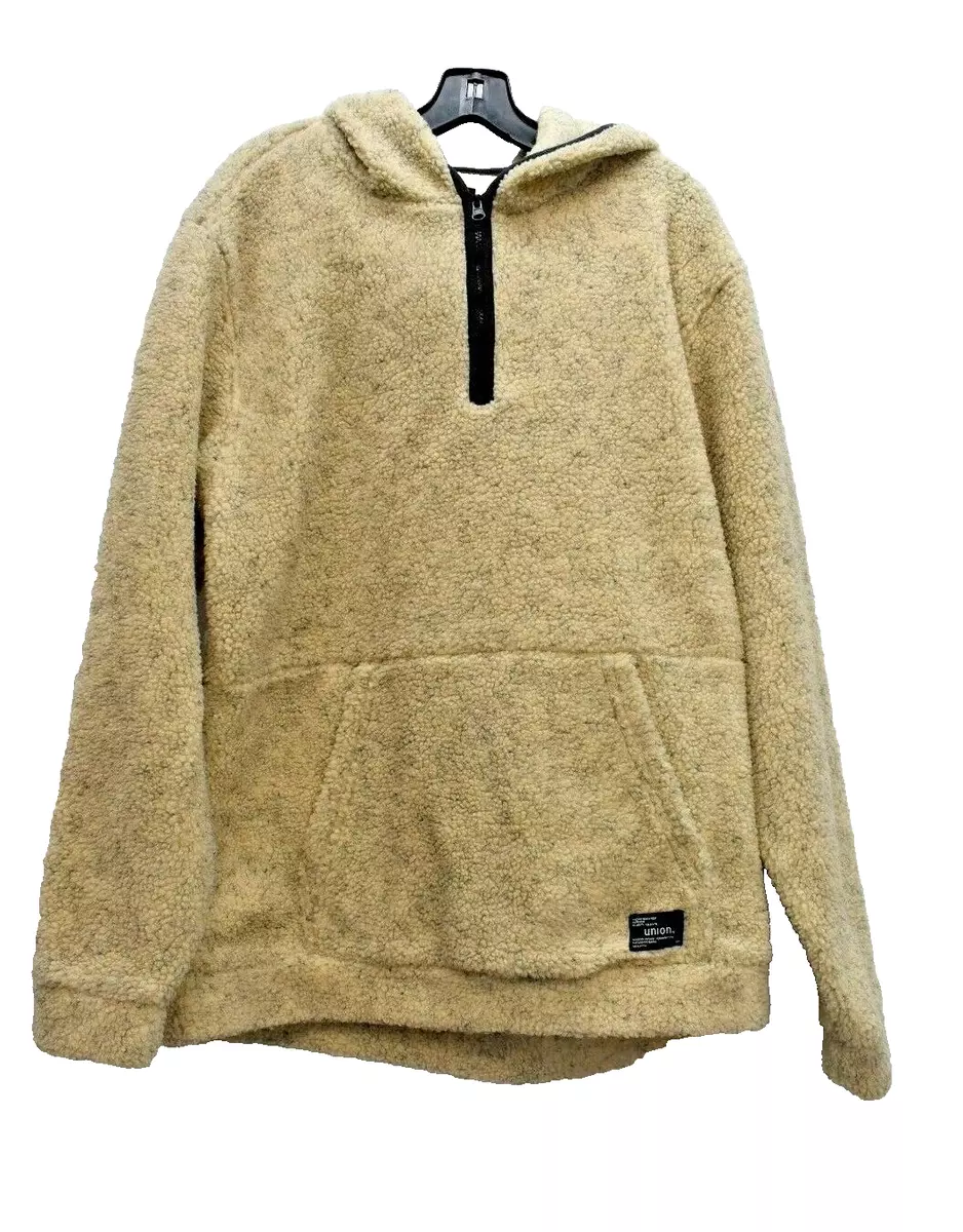 Sherpa lined sales sleeves hoodie