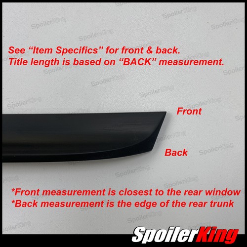 Universal Rear Trunk Add-On Lip Spoiler Wing (Fits: Custom 37.5" width) (244L) - Picture 5 of 12