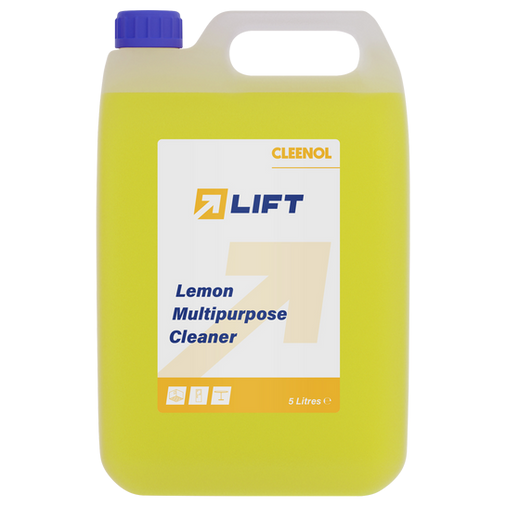 Lift Lemon Multipurpose Cleaner - 5 Litre - Cleenol- 053052X5
