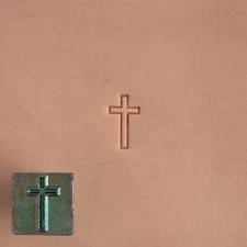 Cross Mini 2D Leather Craft Stamp 8809-00