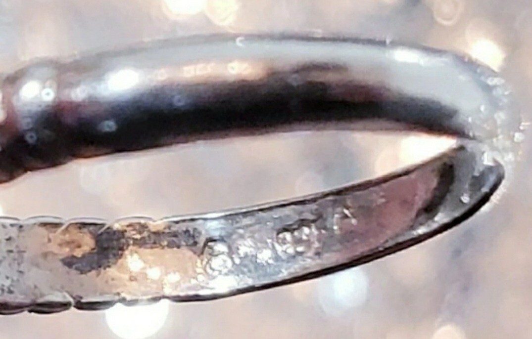 Stackable Sterling Silver Ring Set, Size 8, Semi-… - image 5