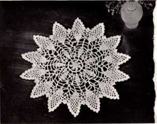 CROCHET Knit DOILIES Patterns DRESSER SCARFS Lunch MATS Glass Jackets