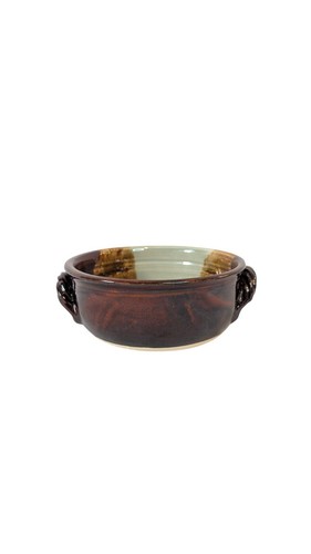 Brown's Pottery signed crock bowl drip glaze handmade Blue Ridge Mountains EUC - Picture 4 of 8