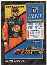Martin Truex Jr. 2019 Panini Donruss NASCAR Contenders #C1 Racing Card
