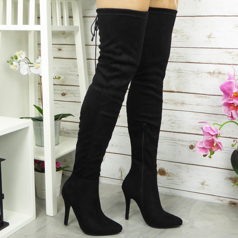 High suede boots best sale womens