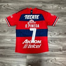 PUMA CHIVAS GUADALAJARA # O. PINEDA 19/20 HOME JERSEY SIZE XLARGE ONLY