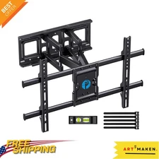 Articulating TV Wall Mount for 37-75 Inch TVs, Max VESA 600x400mm - Safe Support