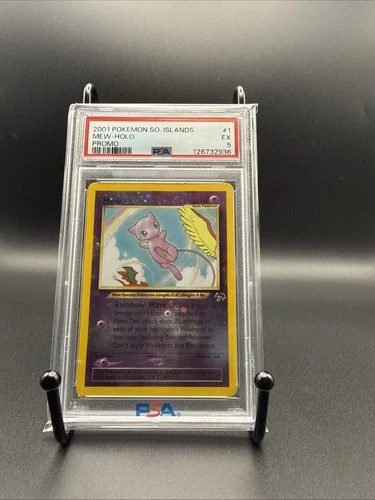 2001 Pokemon Southern Islands Mew Reverse  Holo #1 , PSA 5