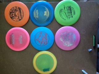Lot Of 7 Used Innova Disc Golf Discs Distance Drivers