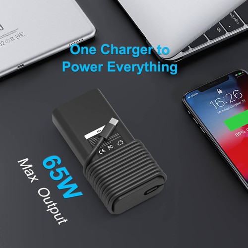 65W 60W USB Type C Charger for Dell Laptop Latitude 5540 5440 7440 5450 e5430... - Photo 7/7