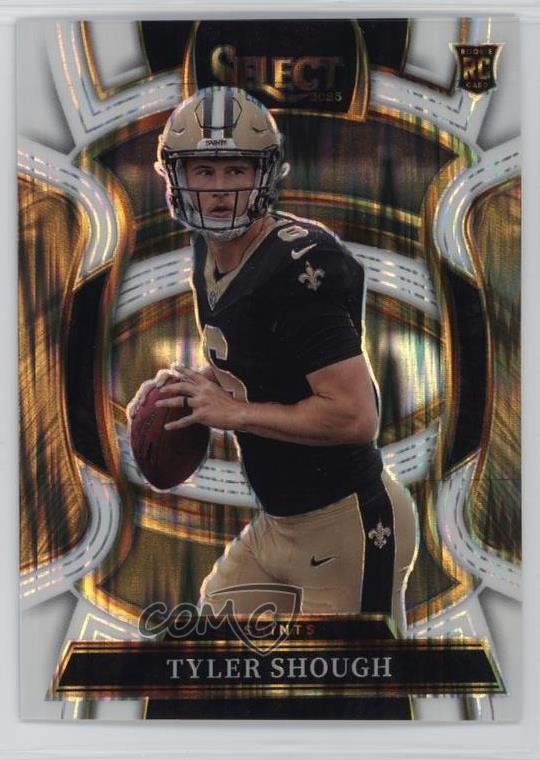 2025 Panini Select Concourse White Shock Prizm 586/799 Tyler Shough #41 1j2e