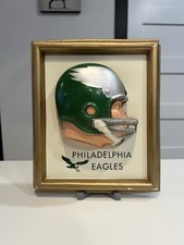Placa de casco de fútbol americano NFL 1965 Philadelphia Eagles Technigraph
