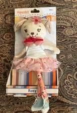 New Hopscotch Lane 13" Knit Plush Soft Body Doll “Rosy”