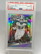 2015 Panini PRIZM REFRACTOR  Draft Picks  #67 LeVeon Bell PSA 10 GEM MT POP 1