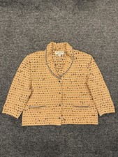 St. John Collection By Marie Gray Textured Blazer Button Detail USA Women  s 14