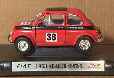 Road Legends 1/18 Scale 1960 Fiat Abarth 695SS Coupe, Red, Good condition