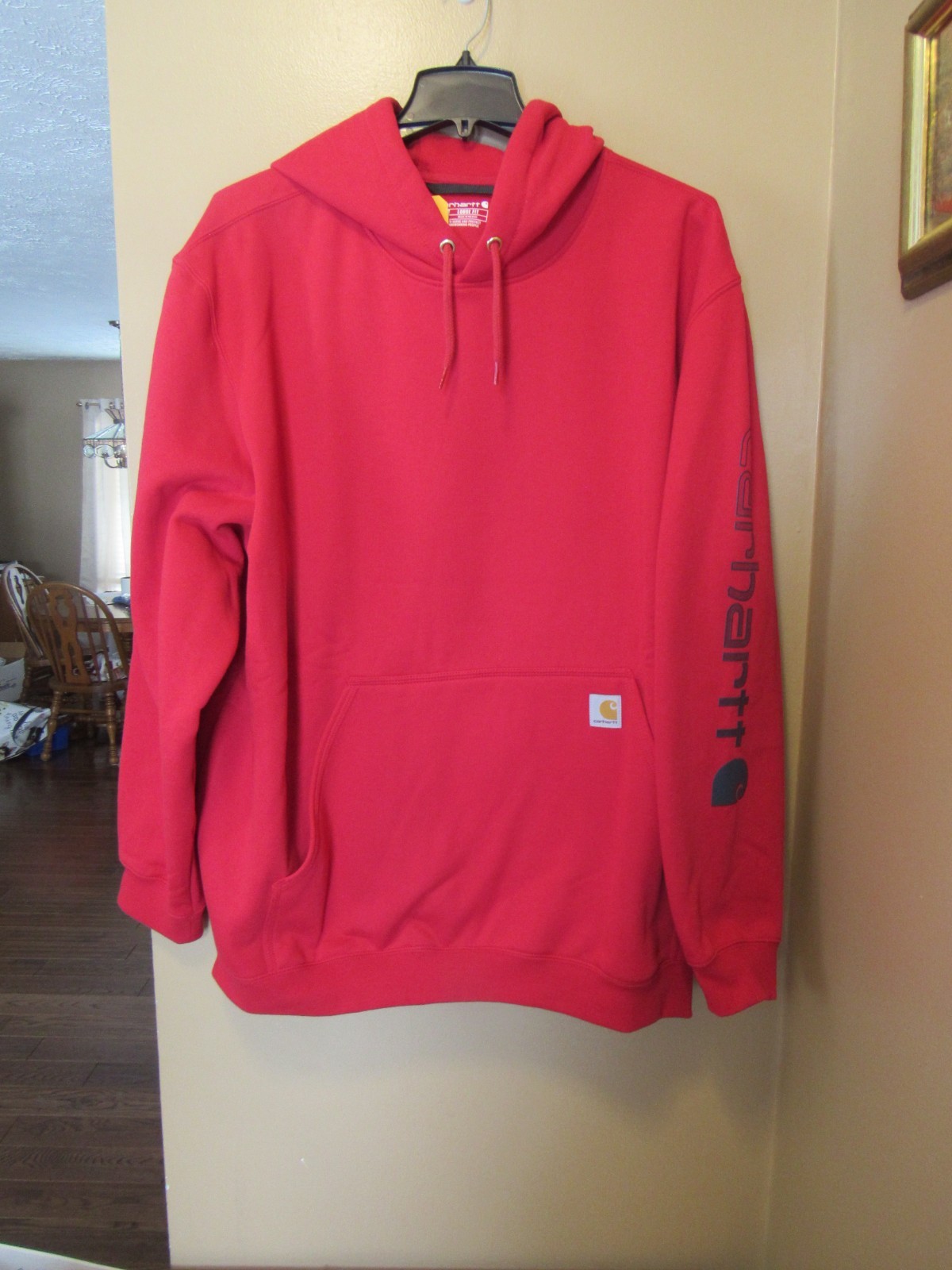 NWT BIG MEN'S 4X-LARGE TALL 4XLT CARHARTT LOOSE FIT GRAPHIC HOODIE SWEATSHIRT