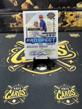 2024 Panini Prospect Edition - Brandon Sproat #92 Holo Signatures (AU, RC)